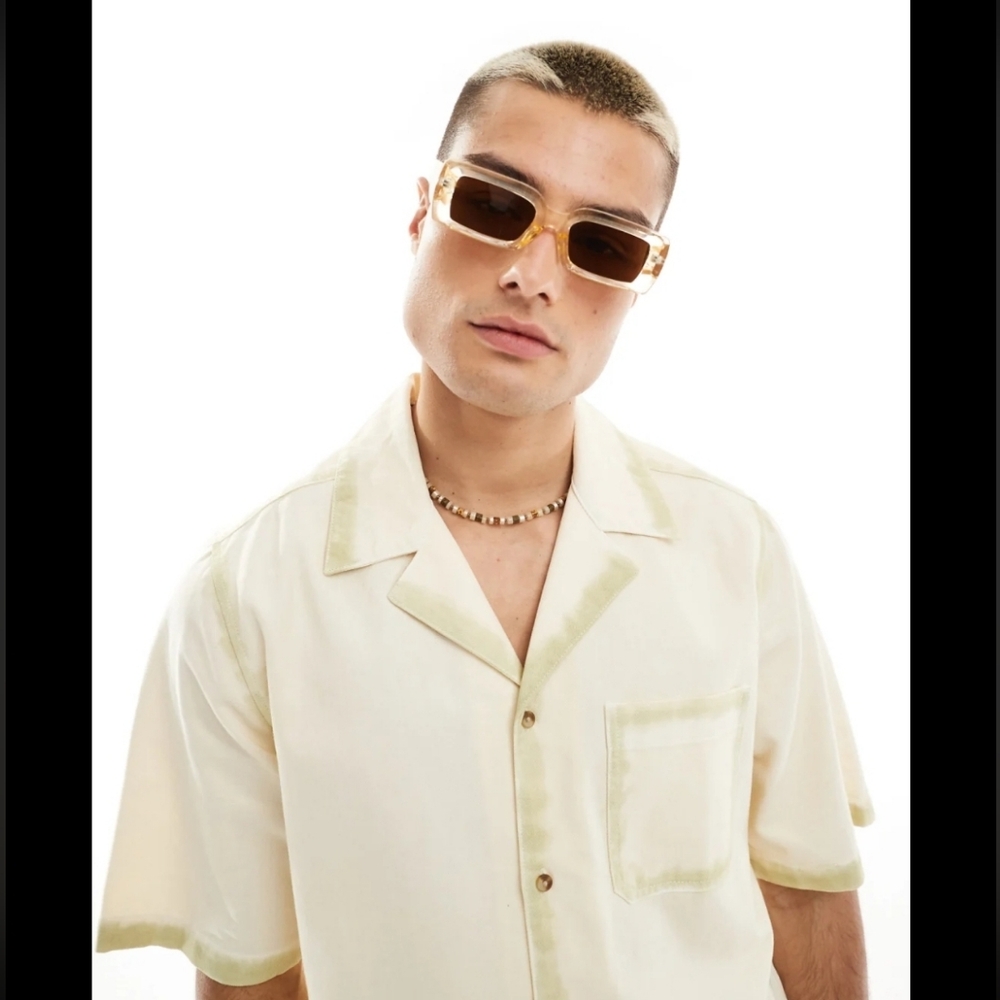 1pc Fashionable Black Square Frame Y2K Style Unisex Oversized Fashion Glasses